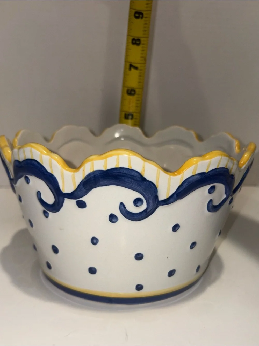 Vintage 1960s- 1970s Porcelain Serving Bowl